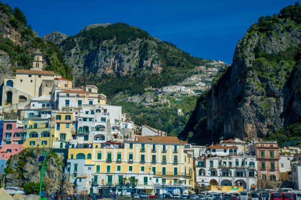 istock Amalfi coast Italy blue sky April 2022 1392180094