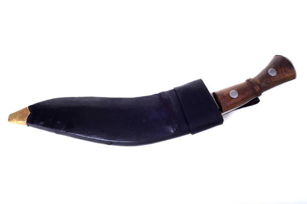 istock Kukri in sheath knife isolated 1392187078