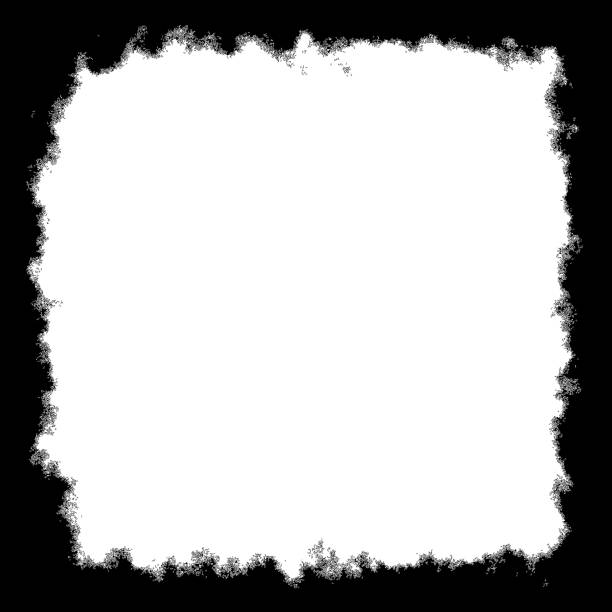 istock Grunge drawing stroke frame. Dirty overlay and distress border frame. Square border in grungy textured style for images framing. Vector. 1392187534