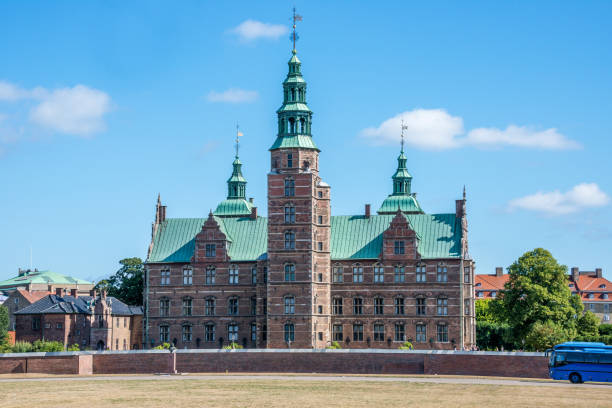 Copenhagen, Denmark - august 4, 2018: Rosenborg Castle in the historic city center