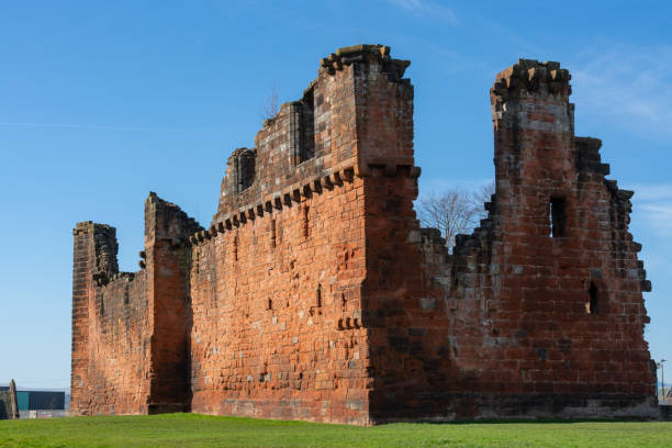 istock Penrith Castle on a beautiful spring day with blue skies behind. 1392197423