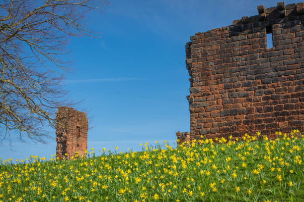 istock Penrith Castle on a beautiful spring day with blue skies behind. 1392197465