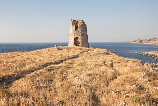 The Torre Sant'Emiliano belongs to a group of five round towers in the south of Otranto. Completed in 1569, the tower was built as protection against attacks from the Turks.