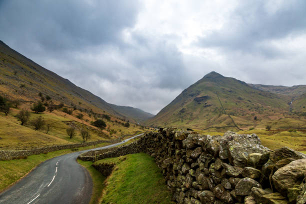 istock A view along the Kirkstone Pass in the Lake DIstrict, with mountains surrounding 1392201764