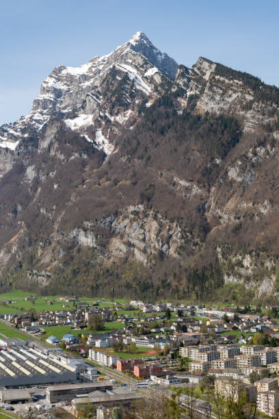 istock Fascinating mountain panorama in Mollis in Switzerland 1392212303