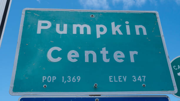 istock Pumpkin Center California Public Welcome Sign 1392214310