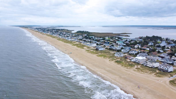 istock Aerial View Beach Homes 1392221751