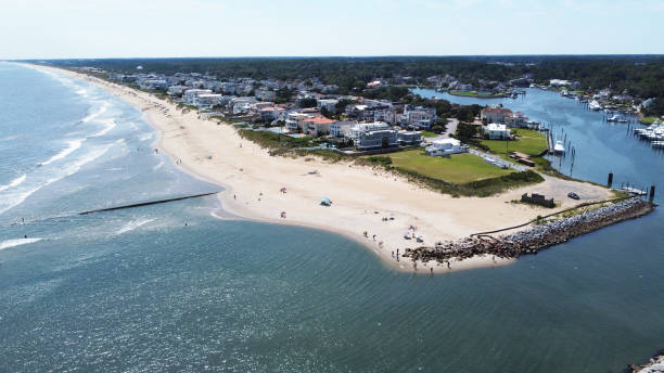 istock Aerial View Beach Homes 1392222880