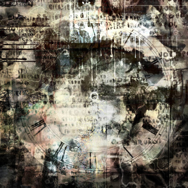 istock Abstract painting. Angel's wings 1392230623