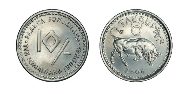 istock Somaliland 10 shillings year 2006 Bull 1392231648