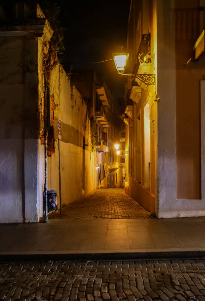 istock Old San Juan at Night 1392233214