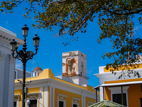 Old San Juan, Puerto Rico, shots on city streets