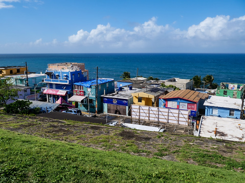 La Perla neighborhood in San Juan Puerto Rico