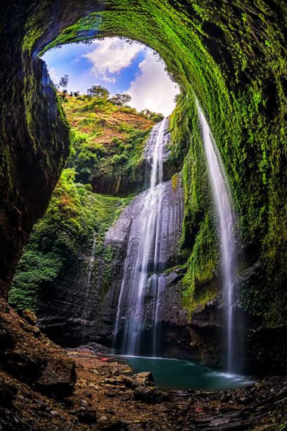 istock Madakaripura Waterfall (Probolinggo) is the tallest waterfall in deep Forest in East Java, Indonesia. 1392251009
