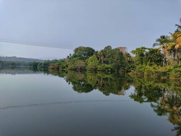 istock Bank’s of river Periyar at bhoothathankettu, kerala. 1392251868