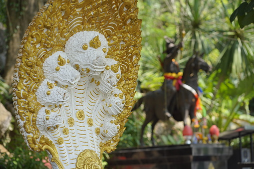 The Naga symbolizes the protection of religion.