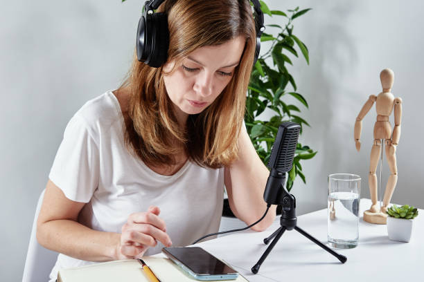 istock Woman use smartphone while studying at home online 1392261217