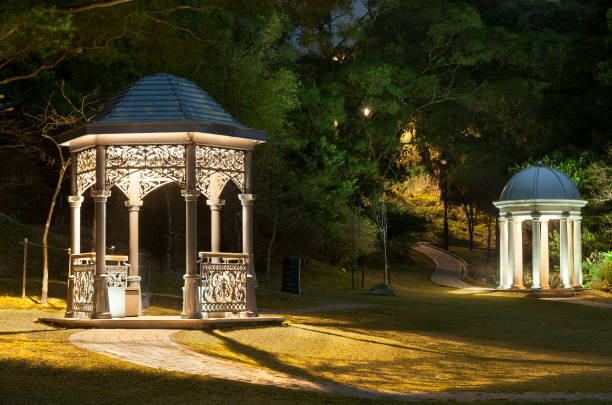 istock pavilion in park at night 1392269563