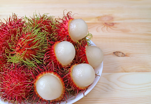 Fresh rambutan fruit