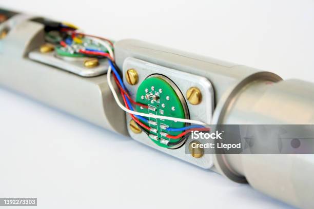 Electronics Sensor Accelerometer Precision Industrial Instrument Unit Stock Photo - Download Image Now