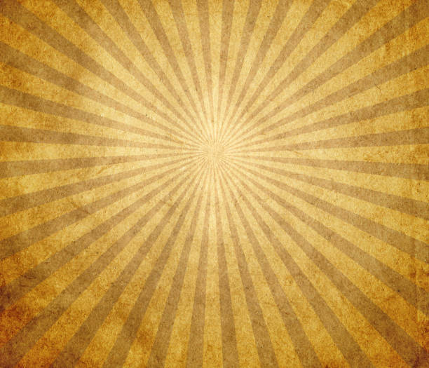 Antique bronze pattern with lines converging towards the center.