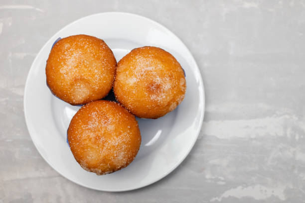 istock typical portuguese dessert bolo de arroz on plate 1392284616