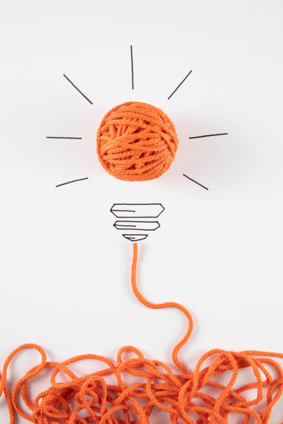 istock New Idea Concept with Ball of Yarn 1392285804