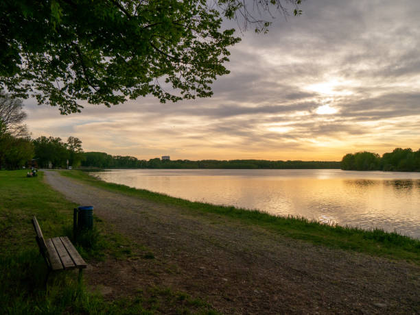 istock Sunset in the Po Valley, Italy 1392300011