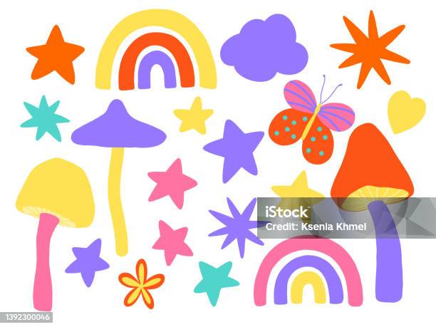 Multicolor Meeples Vector Illustration Stock Illustration