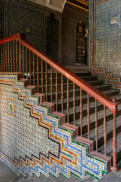 istock Beautiful Moorish style stairs 1392300269