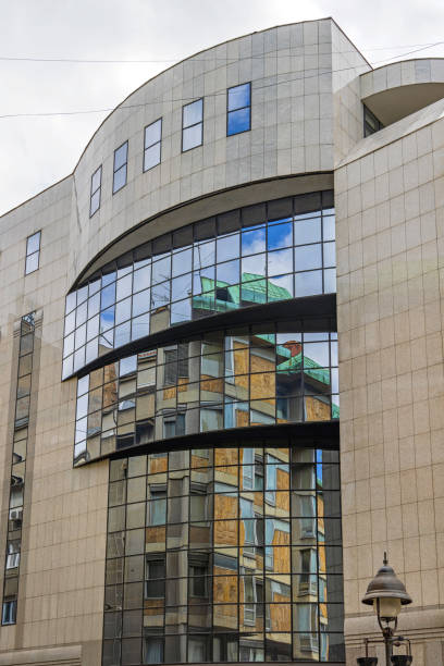 Modern Architecture Glass Office Building in Belgrade Serbia