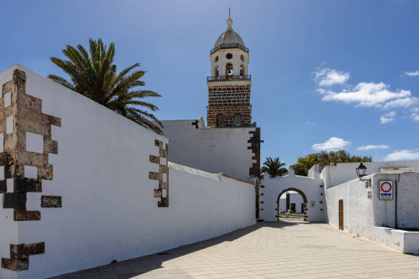 istock Church from Teguise on Lanzarote, Canary Islands 1392311091