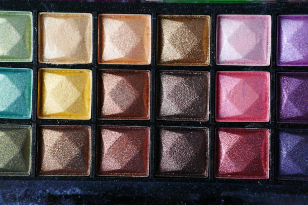 istock close up of eye shadow on table 1392314227