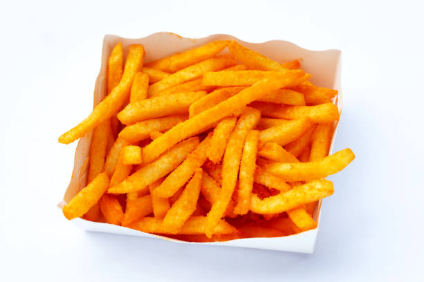 istock French fries with chili cheese powder 1392318979