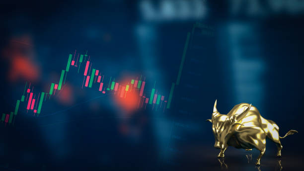 istock The gold bull on chart background for business concept 3d rendering 1392320059