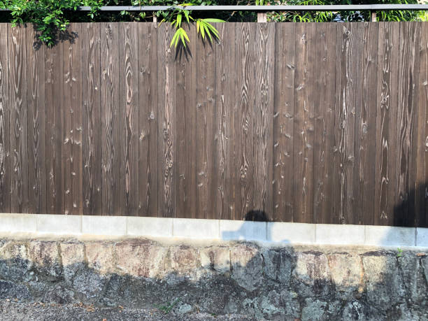 istock Japanese Wall - Stone Timber Wood 1392322455
