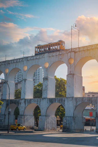 リオデジャネイロの路面電車。 - rio de janeiro ストックフォトと画像