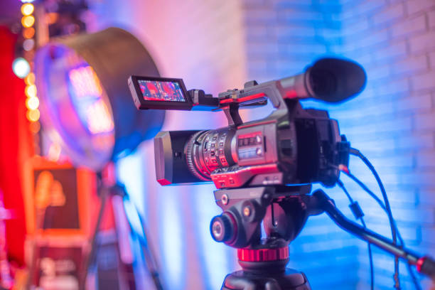 istock TV camera in recording 1392325334