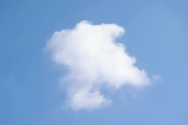 Clouds shoot during a spring day