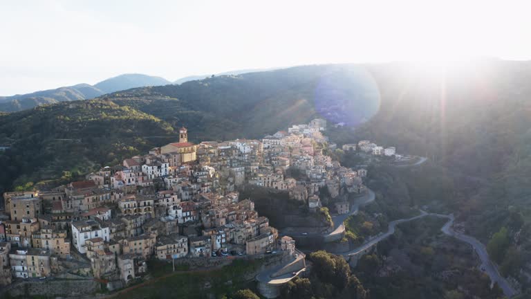 Ancient mountain village of Badolato. Calabria Italy