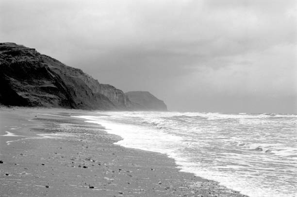 istock Waves roll into Charmouth beach, 35mm 1392335879
