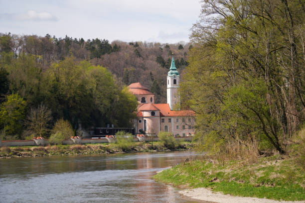 istock Danube breakthrough from Kelheim to Weltenburg monastery with rocks 1392339939