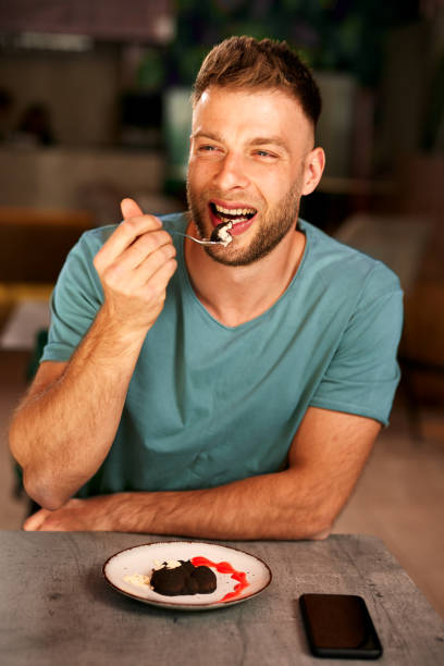 portrait of an Asian man's ugly or mocking facial expression