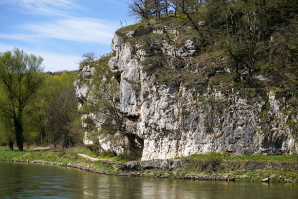 istock Danube breakthrough from Kelheim to Weltenburg monastery with rocks 1392342277