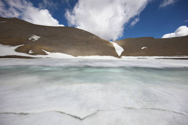 istock Ice on Lake Garrets (2621m) 1392342415