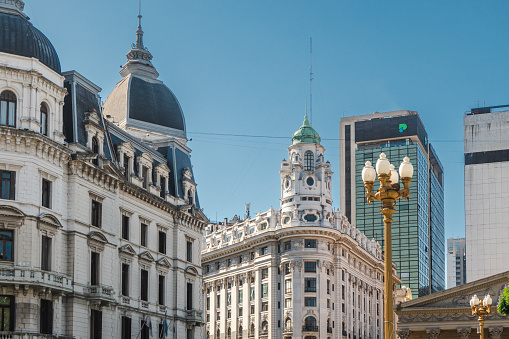 Some old and new building in the city centre of Buenos Aires, Argentina