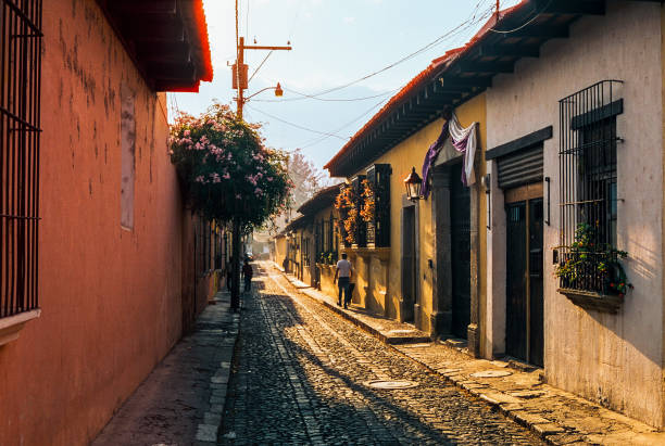 istock Man walking  in San Cristobal de las Casas 1392346737