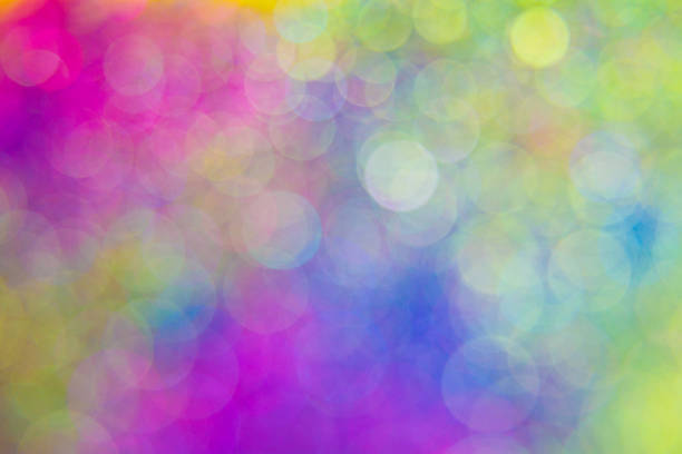 Very lighting Nice Abstract vivid Design Colorful Texture Abstract, selctive focus, Abstract bokeh vibrant lights changing colors close up