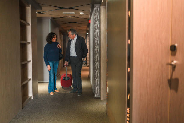 istock Active Senior Couple In Hotel 1392358234