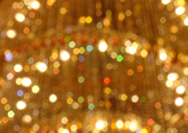 Blur abstract bokeh of crystal light background.